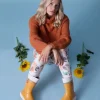 Stylish HAI Yellow Rubber Boots