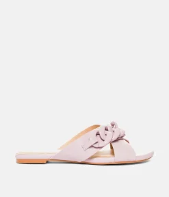 Stylish Malva Link Detail Mule Sandals