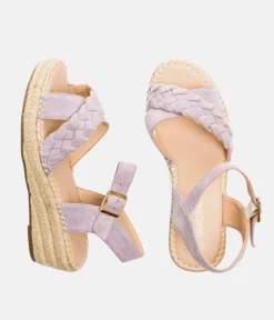 Stylish Malva Suedette Midi Wedges