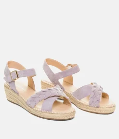 Stylish Malva Suedette Midi Wedges