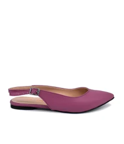 Stylish Purple Slingback Flats