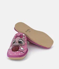 Super Cute Pink Kitten Slippers