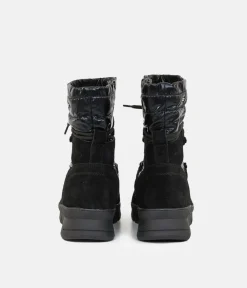 Tamaris Black Combi Winter Boots