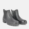 Tamaris Chelsea Style Black Leather Ankle Boots
