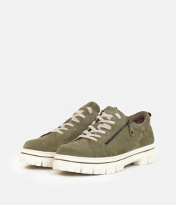 Tamaris Chunky Khaki Comfort Shoes