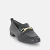 Tamaris Classic Black Leather Loafers