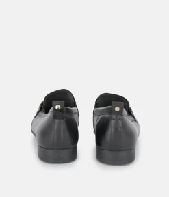 Tamaris Classic Black Leather Loafers