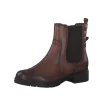 Tamaris Cognac Leather Chelsea Style Ankle Boots