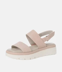 Tamaris Comfort Fit Beige Wedge Sandals