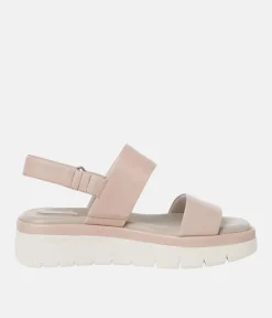 Tamaris Comfort Fit Beige Wedge Sandals