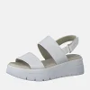 Tamaris Comfort Fit Off-White Wedge Sandals