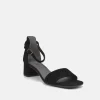 Tamaris Dressy Black Block Heel Sandals
