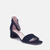 Tamaris Dressy Navy Block Heel Sandals
