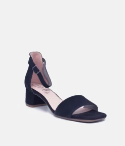 Tamaris Dressy Navy Block Heel Sandals