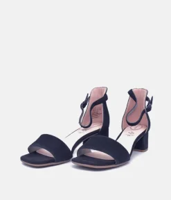 Tamaris Dressy Navy Block Heel Sandals