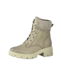 Tamaris Fashionable Ivory Ankle Boots
