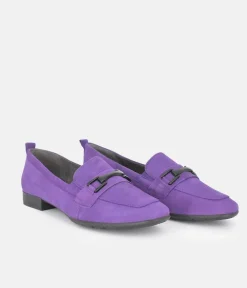 Tamaris Gorgeous Purple Suede Shoes