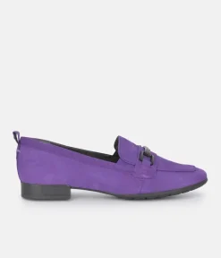 Tamaris Gorgeous Purple Suede Shoes