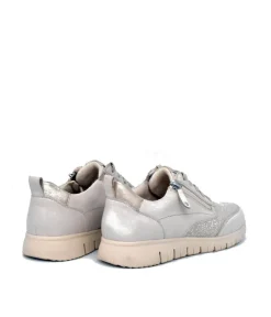 Tamaris Ivory Combi Comfort Trainers
