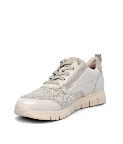 Tamaris Ivory Combi Comfort Trainers