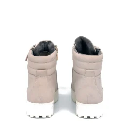 Tamaris Lace Up Ivory Ankle Bootie