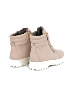 Tamaris Lace Up Ivory Ankle Bootie