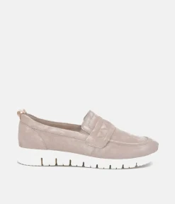 Tamaris Sporty Beige Slip On Trainers