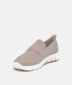 Tamaris Sporty Beige Slip On Trainers