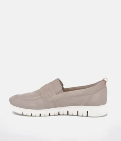Tamaris Sporty Beige Slip On Trainers
