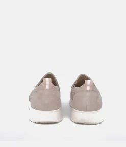 Tamaris Sporty Beige Slip On Trainers