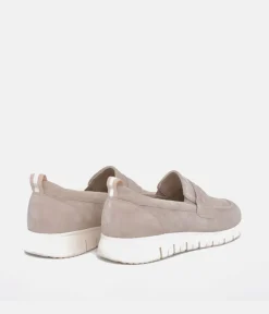 Tamaris Sporty Beige Slip On Trainers