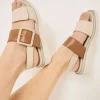 Tamaris Stylish Beige Combi Wedge Sandals