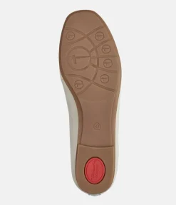 Tamaris Stylish Cream Patent Ballet Flats