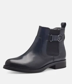 Tamaris Stylish Navy Chelsea Style Ankle Boots
