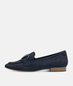 Tamaris Stylish Navy Suede Loafers