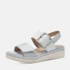Tamaris Stylish Sky Blue Combi Wedge Sandals