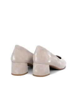 Tamaris Stylish Taupe Suede Block Heels