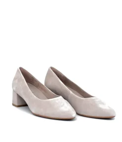 Tamaris Stylish Taupe Suede Block Heels