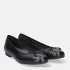 Tamaris Versatile Black Leather Ballet Flats