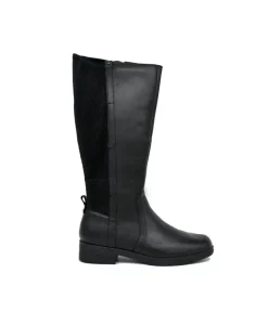 Tamaris Versatile Black Leather Knee High Boots