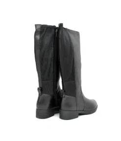 Tamaris Versatile Black Leather Knee High Boots