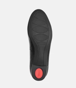 Tamaris Versatile Black Patent Wide Fit Court Shoes