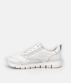 Tamaris White Combi Comfort Trainers