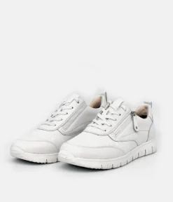 Tamaris White Combi Comfort Trainers