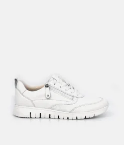 Tamaris White Combi Comfort Trainers