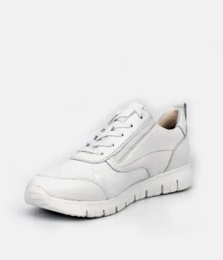 Tamaris White Combi Comfort Trainers
