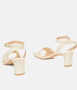 Versatile Beige Occasion Leather Sandals