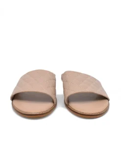 Versatile Beige Quilted Flats