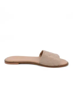 Versatile Beige Quilted Flats