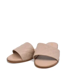 Versatile Beige Quilted Flats